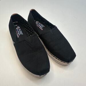 Bobs Black Slip On Shoes